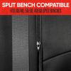 imageMotor Trend SpillGuard Neoprene Rear Seat Protector  Waterproof Bench Cover for Cars With Gray Stitching Padding for Kids ampamp DogsRed Stitching