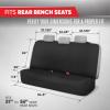 imageMotor Trend SpillGuard Neoprene Rear Seat Protector  Waterproof Bench Cover for Cars With Gray Stitching Padding for Kids ampamp DogsRed Stitching