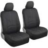 imageMotor Trend SpillGuard Waterproof Car Seat Covers Front and Rear Full Set Beige Stitch  Neoprene Seat Protectors with Extended Bench Side Coverage for Auto Truck Van and SUVBeige Stitching