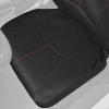 imageMotor Trend SpillGuard Waterproof Car Seat Covers Front and Rear Full Set Beige Stitch  Neoprene Seat Protectors with Extended Bench Side Coverage for Auto Truck Van and SUVRed Stitching