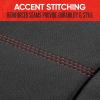 imageMotor Trend SpillGuard Waterproof Seat Covers for Front Seats Gray Stitching  Durable Neoprene Car Seat Protectors Easy to Install Interior Covers for Auto Truck Van SUVRed Stitching