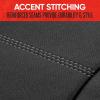 imageMotor Trend SpillGuard Waterproof Seat Covers for Front Seats Gray Stitching  Durable Neoprene Car Seat Protectors Easy to Install Interior Covers for Auto Truck Van SUVGray Stitching