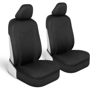 imageBDK AquaShield Rear Bench Car Seat Cover  Waterproof Neoprene Back Cover for Cars Trucks Van SUV  Ideal Protector Kids ampamp Dogs  Automotive Accessories BlackBlack  Front Seats