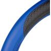 imageMotor Trend Blue Synthetic Leather Steering Wheel CoverCross Diamond StitchingTwo Tone Sport Grip Blue AccentBlack 15 inchBlue Accent  Black