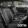 imageBDK carXS FreshMesh Car Seat Covers for Front Seats  Gray Mesh Car Seat Protectors with Sideless Design for Builtin Armrests Interior Covers for Auto Truck Van SUVGray