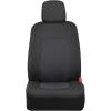 imageMotor Trend Mesh PU Leather Car Seat Covers  DesignBlack  Gray Mesh