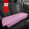 imageMotor Trend Pink Faux Leather Vehicle Seat Cover Universal Fit Rear Bench Padded Storage Pockets Waterproof Microfiber Car Trucks SUV MTSC421