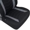 imageSuperior Protectorate  Neoprene Car Seat Covers  Black ampamp Gray Two Tone Chevron Stitched Premium Waterproof Automotive Seat Protectors MultiLayer Material for Interior Fit