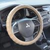 imageMotor Trend Ergonomic Grip Steering Wheel CoverProtector for Small Size Steering Wheels in Cars SUVs Boats 135145quot Grip Drive Pro Comfort Grip BlackBlack StitchingGenuine Leather Beige