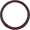 imageMotor Trend GripTech Sport Red Steering Wheel Cover  Enhanced Traction and Comfort for Car Truck Van SUV  15 inch TwoTone DesignBurgundy