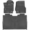 imageMotor Trend 3D Contour Fit for 20152020 Ford F150 SuperCrew Cab 1st and 2nd Row Floor Mats Liners Odorless All Weather Protection