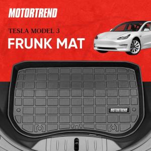 image:imageMotor Trend Custom Fit Frunk Mat for 20172020 Tesla Model 3 Odorless All Weather Front Trunk Floor Mat Cargo Liner Protection from Dirt Debri Mud amp Moisture AntiSlip Full Coverage