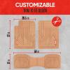 image:imageMotor Trend AdventureMax Car Floor Mats Full Set  Durable Rubber Floor Mats for Cars with Debris Capture Grooves All Weather Interior Protection for Front and Rear with NonSlip Backing BeigeBeige Tan