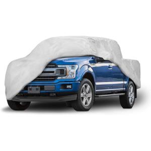image:imageMotor Trend Custom Fit Truck Cover for Ford F150 Super CrewCab Short Bed 20012019 Heavy Duty Car Cover Waterproof All Weather Indoor Outdoor Heavy Duty Car Cover for Automobiles Winter StorageMax Bed Length 96  250 L x 80 W x 69 H