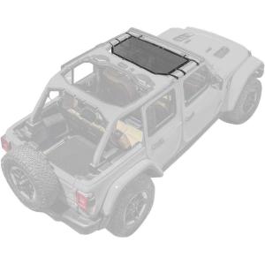 image:imageMotor Trend WC100 Mesh Sunshade Bikini Top Cover for Jeep Wrangler 19872019 JK JL CJ YJ amp TJ Half Size 425 x 265Half Top