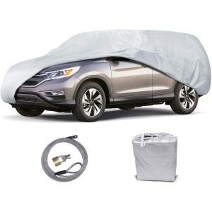 image:imageMotor Trend All Season Weatherwear 1Poly Layer Snow Proof Water Resistant VanSUV Cover Fits up to 200 InchFits up to 200 Length