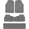 image:imageMotor Trend 3 Row Odorless Rubber Floor Mats amp Liners for Car SUV Van Durable Heavy Duty Polymerized Latex Full Interior Protection ExtraHigh Ridgeline Design Black Model Number MT773801BKGray