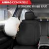 image:imageMotor Trend Black Car Seat Covers Set  2 Front Seats  SpillProof Neoprene CarSeat Cover Protector for Cars  Automotive Car Accessories Interior Covers for SUV amp Small Trucks  Semi Universal FitBlack