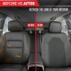 image:imageMotor Trend Black Car Seat Covers Set  2 Front Seats  SpillProof Neoprene CarSeat Cover Protector for Cars  Automotive Car Accessories Interior Covers for SUV amp Small Trucks  Semi Universal FitGray