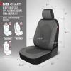 image:imageMotor Trend Black Car Seat Covers Set  2 Front Seats  SpillProof Neoprene CarSeat Cover Protector for Cars  Automotive Car Accessories Interior Covers for SUV amp Small Trucks  Semi Universal FitGray