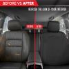 image:imageMotor Trend Black Car Seat Covers Set  2 Front Seats  SpillProof Neoprene CarSeat Cover Protector for Cars  Automotive Car Accessories Interior Covers for SUV amp Small Trucks  Semi Universal FitBlack