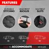 image:imageMotor Trend Dog Car Seat Cover for Back Seat  Waterproof NonSlip ScratchResistant Back Seat Pet Cover for Dogs  Universal Fit Dog Accessories for Cars Trucks SUV amp Vans  BlackRear Bench Cover