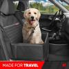image:imageMotor Trend Dog Car Seat Cover for Back Seat  Waterproof NonSlip ScratchResistant Back Seat Pet Cover for Dogs  Universal Fit Dog Accessories for Cars Trucks SUV amp Vans  BlackSingle Seat Cover