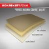 image:imageMotor Trend Faux Leather Car Seat Cover Front Bottom Seat Cushion Cover  Classic Luxury Wrap Protector  Universal Fit for Cars Trucks SUVs Vans 1pc BlackBeige