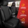 image:imageMotor Trend Hex Leatherette Seat Covers  Universal Fit Front Seat Protector for Cars Trucks SUVs  Premium Interior Protection Easy to Install Automotive Upgrade Black amp Red Car Seat CoverBlack
