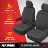 image:imageNeoprene Advantage Waterproof Seat Covers  Truck Van amp SUV Seat Covers for Cars  Front Seat Cover Set with Airbag Compatibility Universal Fit for Car Seats Black Armrest Covers Not IncludedFront Seat Covers