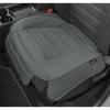 image:imageMotor Trend Faux Leather Car Seat Cover Front Bottom Seat Cushion Cover  Classic Luxury Wrap Protector  Universal Fit for Cars Trucks SUVs Vans 1pc BlackGray