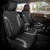 image:imageMotor Trend Hex Leatherette Seat Covers  Universal Fit Front Seat Protector for Cars Trucks SUVs  Premium Interior Protection Easy to Install Automotive Upgrade Black amp Red Car Seat CoverBlack  Gray