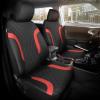 image:imageMotor Trend Hex Leatherette Seat Covers  Universal Fit Front Seat Protector for Cars Trucks SUVs  Premium Interior Protection Easy to Install Automotive Upgrade Black amp Red Car Seat CoverBlack  Red