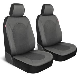 image:imageMotor Trend Black Car Seat Covers Set  2 Front Seats  SpillProof Neoprene CarSeat Cover Protector for Cars  Automotive Car Accessories Interior Covers for SUV amp Small Trucks  Semi Universal FitGray