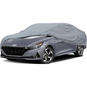 image:imageMotor Trend 4Series Lightweight Car Cover Fits 19782025 Mitsubishi Mirage ES LE BE SE Breathable AntiMoisture WaterResistant ScratchResistant AllWeather Outdoor amp Indoor UseHyundai Elantra 20102025