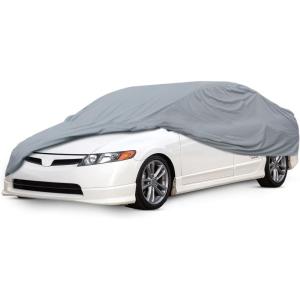 image:imageMotor Trend 4Series Lightweight Car Cover Fits 19782025 Mitsubishi Mirage ES LE BE SE Breathable AntiMoisture WaterResistant ScratchResistant AllWeather Outdoor amp Indoor UseHonda Civic 20012011