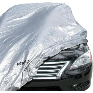 image:imageMotor Trend Universal Fit Car Cover for Cars SUVs Trucks Vans WaterResistant AllWeather Scratch Resistant Reflective Full Coverage Protect Against Rain Snow Hail Sun UV Protection Dust  XLargeLarge