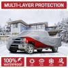 image:imageMotor Trend Large Truck Car Cover Waterproof All Weather Heavy Duty Car Cover Protection UV Rain Snow Universal Fit Car Cover For Automobiles Pickup Trucks Outdoor Indoor Cover For Trucks  208LMax Bed Length 96  264 L x 80 W x 69 H