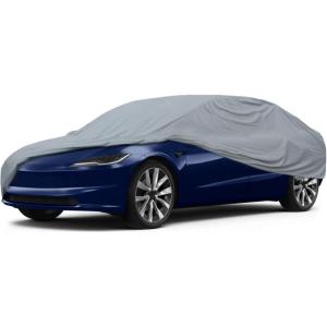 image:imageMotor Trend 4Series Lightweight Car Cover Fits 20092023 Dodge Challenger Sedan SXT RT SRT Hellcat Breathable AntiMoisture WaterResistant ScratchResistant AllWeather Outdoor amp Indoor UseTesla Model 3 20172025
