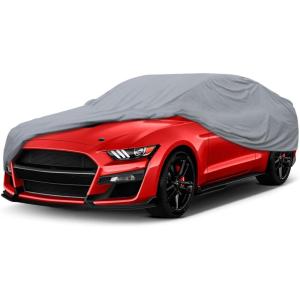 image:imageMotor Trend 4Series Lightweight Car Cover Fits 20092023 Dodge Challenger Sedan SXT RT SRT Hellcat Breathable AntiMoisture WaterResistant ScratchResistant AllWeather Outdoor amp Indoor UseFord Mustang 20102025