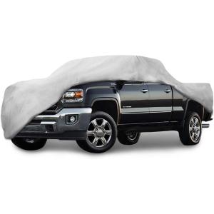 image:imageMotor Trend Custom Fit Truck Cover for GMC Sierra 2500HD 3500HD Crew Cab 20082018 Heavy Duty Car Cover Waterproof All Weather Indoor Outdoor Heavy Duty Car Cover for Automobiles Winter StorageMax Bed Length 96  264 L x 80 W x 69 H